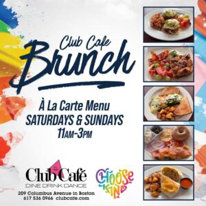 Club Cafe Boston Brunch Saturday Sunday