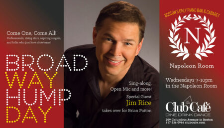 Broadway Show Tunes at Club Cafe Boston with Jim Rice