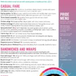 Pride Weekend Menu