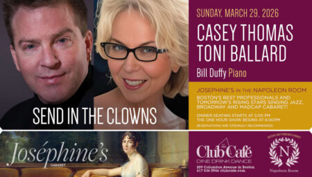 Boston Best Cabaret show at Club Cafe with Casey Thomas and Toni Ballard