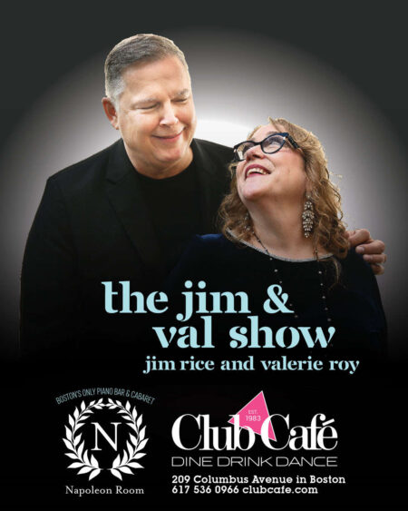 Club Cafe Boston Cabaret with jim rice and valerie roy the jim and val show
