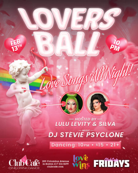 Boston Valentine Lovers Ball Dance Party at Club Cafe