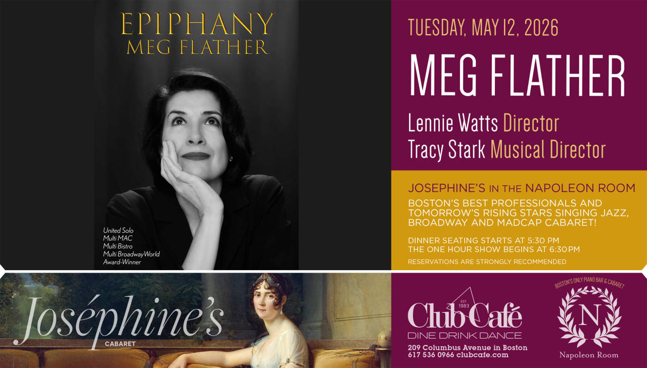 Best Cabaret in Boston at Club Cafe with Meg Flathers