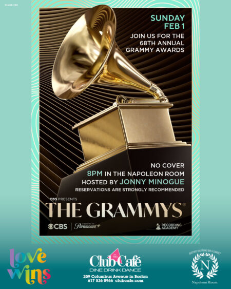 Watch the Grammys at Club Cafe Boston the Best Gay Bar