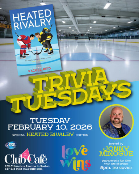 Heated Rivalry Trivia at Club Cafe Boston Jonny Minogue
