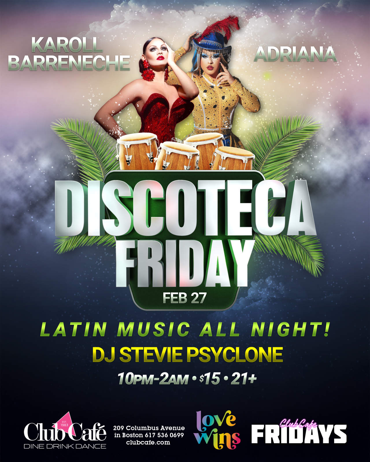 Best Dancing in Boston on Friday nights with Latin music