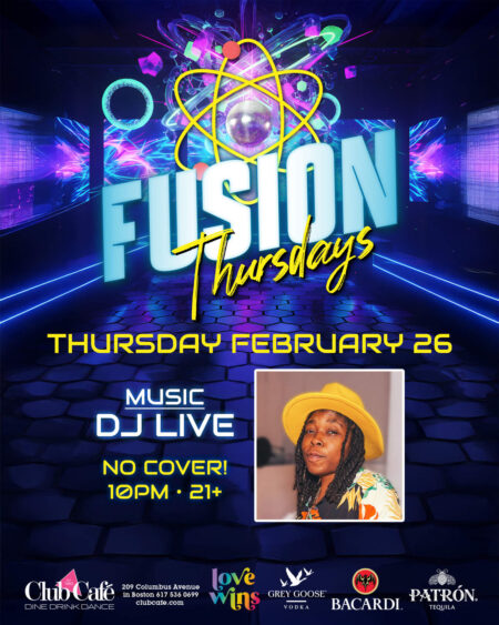 Boston Dancing Nightclub Fusion Thursday all your favorites