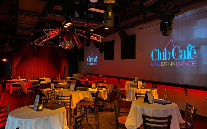 Moonshine Room set up for Cabaret style arrangement