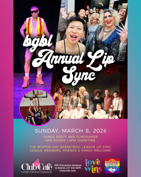 Boston Gay Basketball League annual lip sync at Club Cafe the leader in Boston nightlife