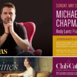 Michael Chapman and Andy Lantz at Club Cafe Boston for night of 1000 divas cabaret Broadway