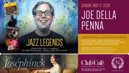 Joe Della Penna Jazz Legends at Napoleon Room Cabaret Club Cafe Boston