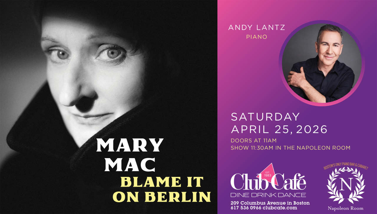 Best Cabaret supper club piano bar napoleon room Club Cafe Boston