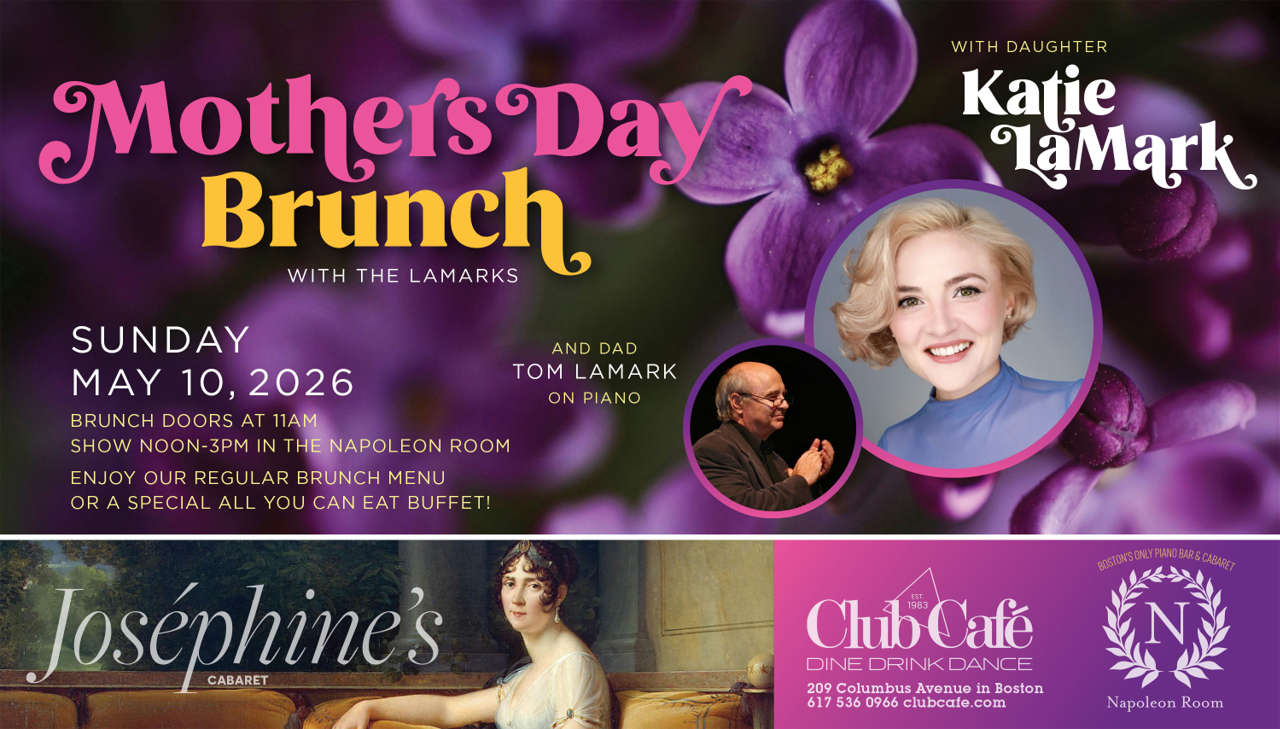 Mother's Day Bruch at Club Cafe Boston with Tom LaMark and Katie LaMark