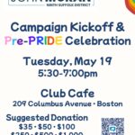 John Moran campaign kickoff and pride celebration at Club Cafe Boston