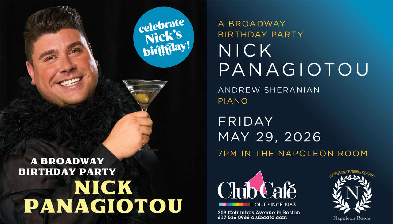 Cabaret at Club Cafe Boston with Nick Panagiotou