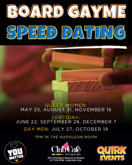 Board Game speed dating at club cafe Boston
