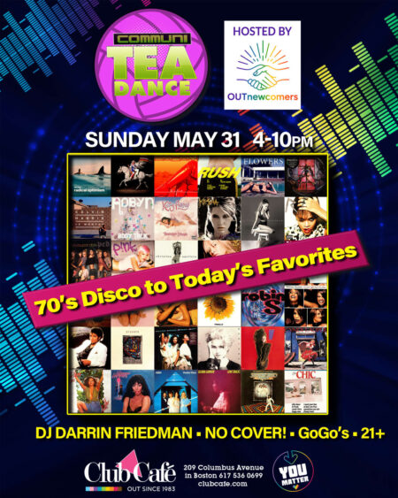 SundayCommunitea tea Dance at club cafe boston