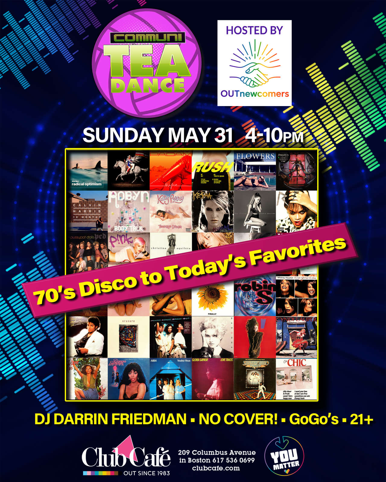 SundayCommunitea tea Dance at club cafe boston