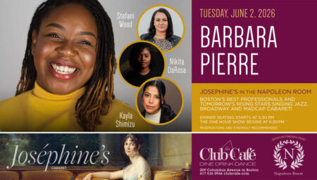 Boston's Best Cabaret, Barbara Pierre in Napoleon Room at Club Cafe