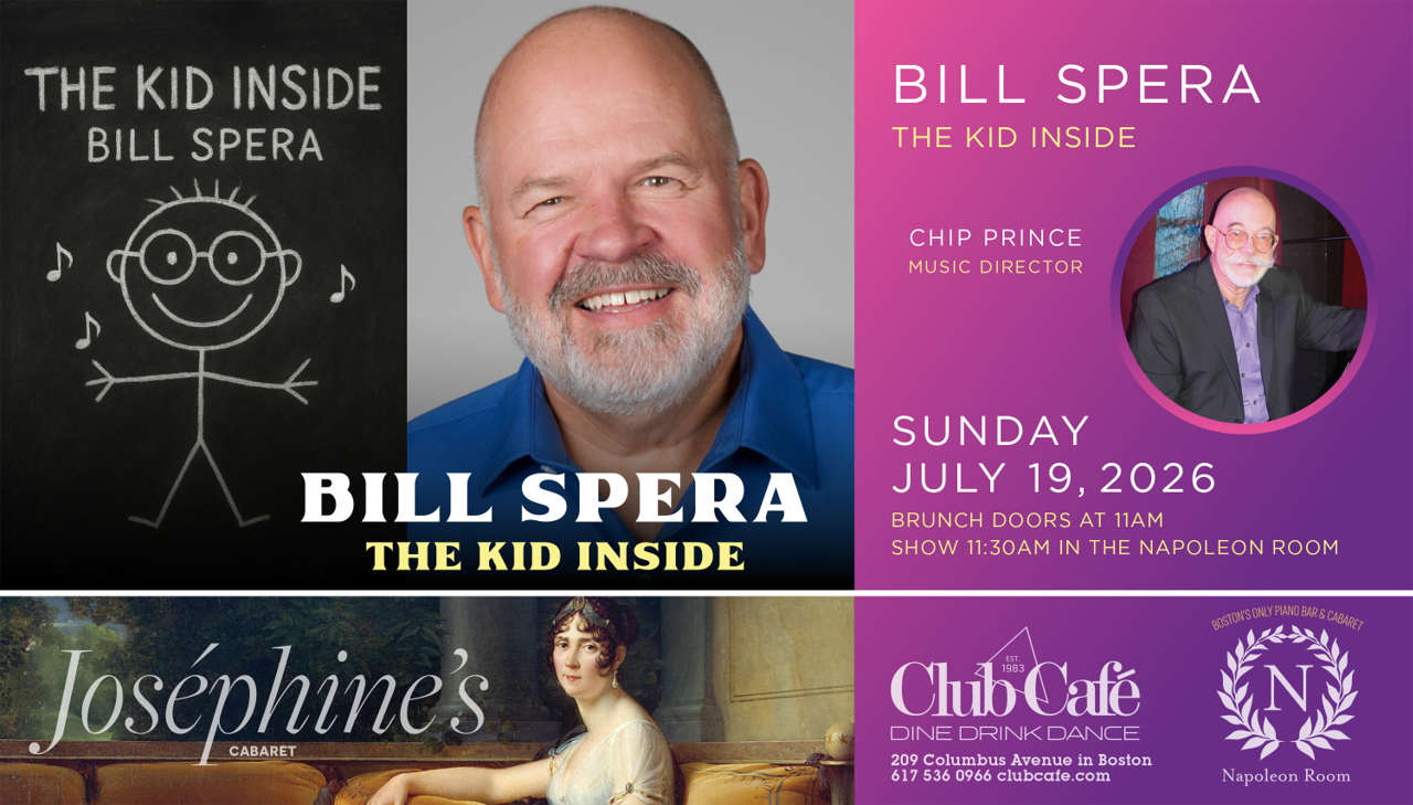 est piano bar Cabaret show at Club Cafe Boston with Bill Spera