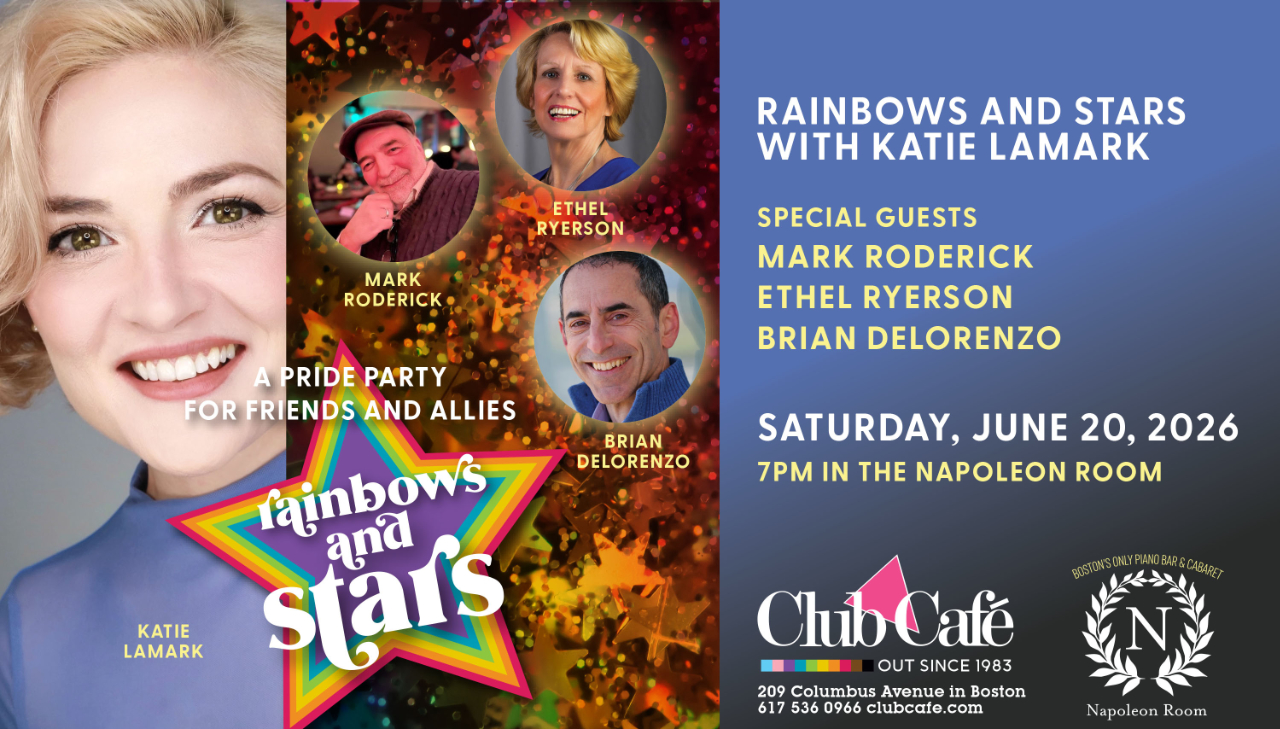 RAINBOW AND STARS celebrating our gay community and our allies with Katie LaMark and special guests