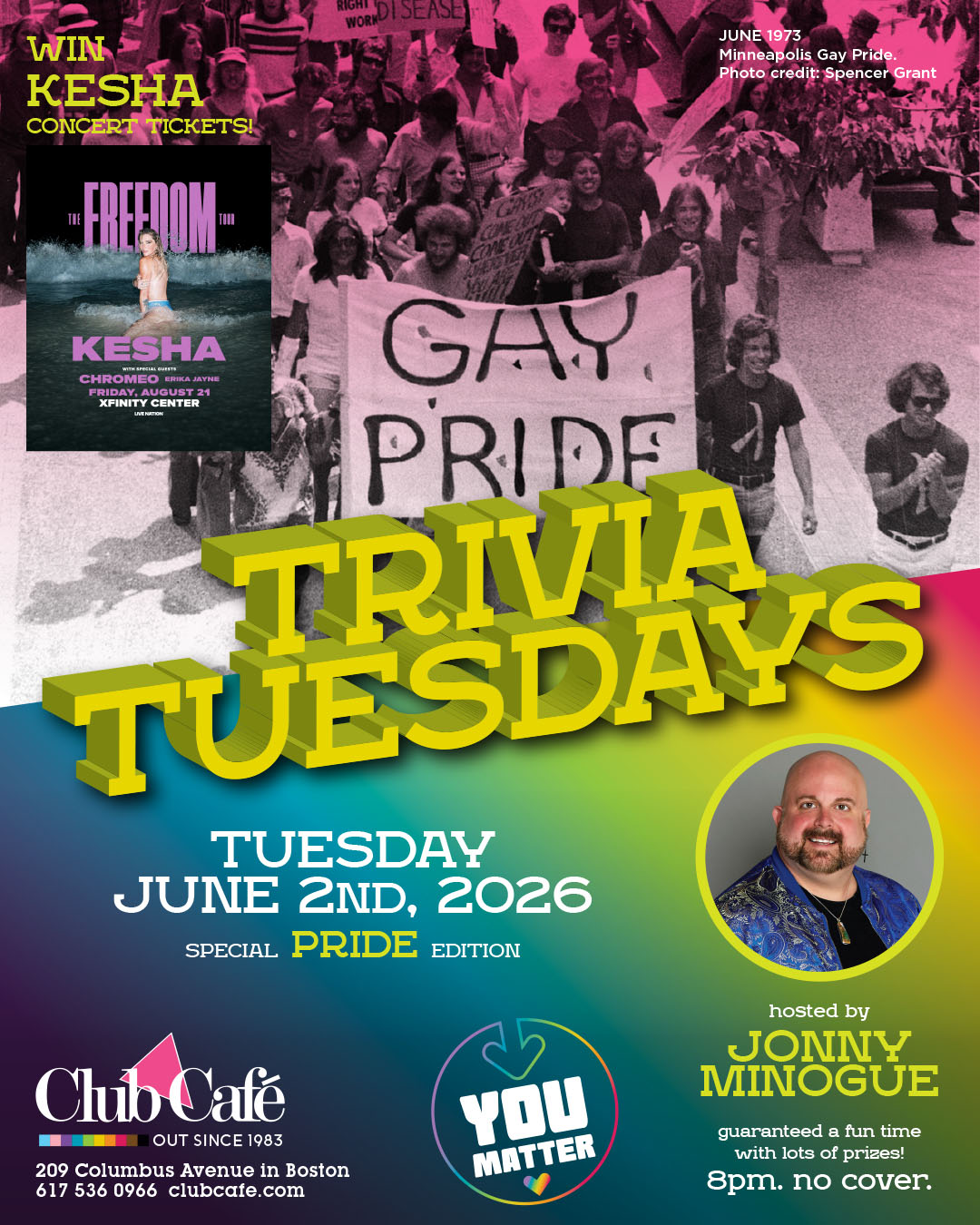 Trivia Tuesday Pride Edition at Club Cafe Boston