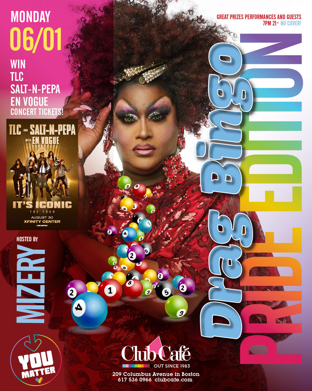 Drag Bingo Pride Edition at Club Cafe Boston