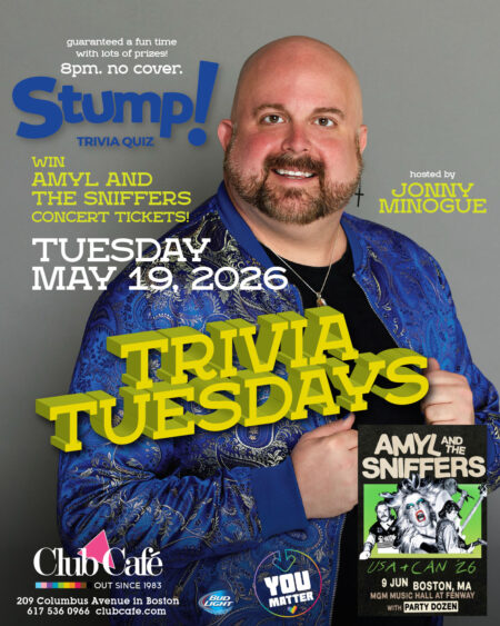 Trivia Tuesday at Club Cafe Boston win Amyl and the Sniffers concert tickets