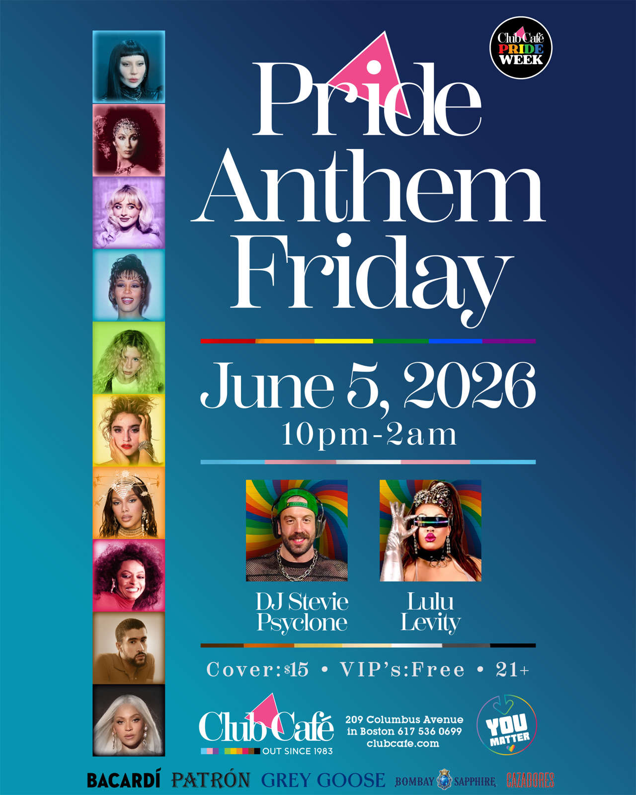 Join us as we kick off the PRIDE WEEKEND with DJ STEVIE PSYCLONE and LULU LEVITY.