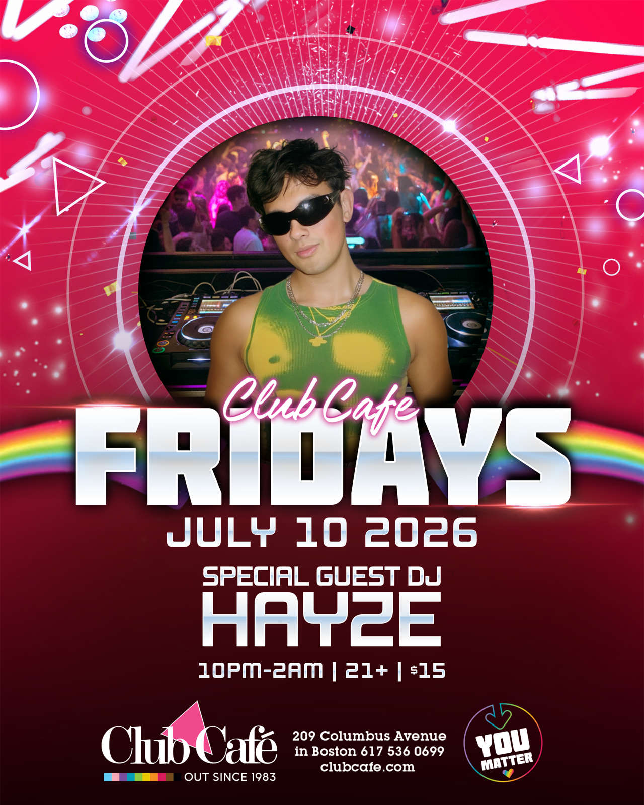 Club Cafe Friday Night Dancing with dj hayze