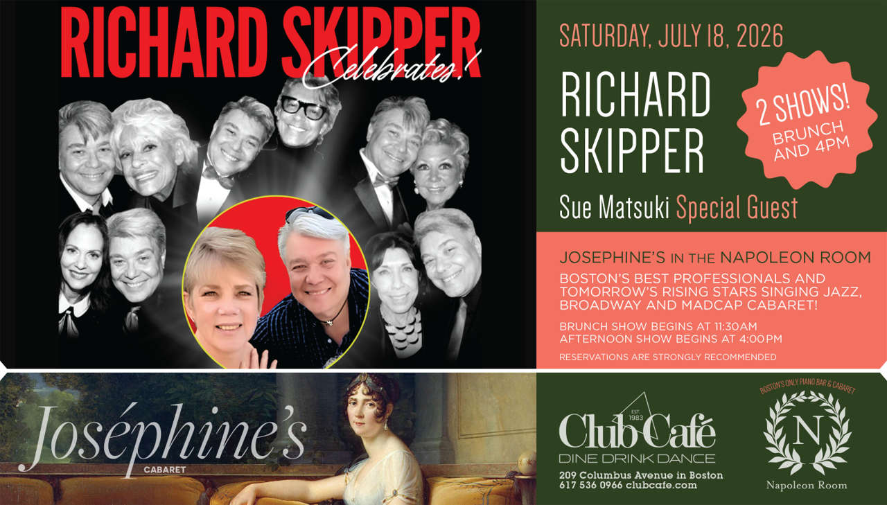 Richard Skipper cabaret shows at Club Cafe Boston