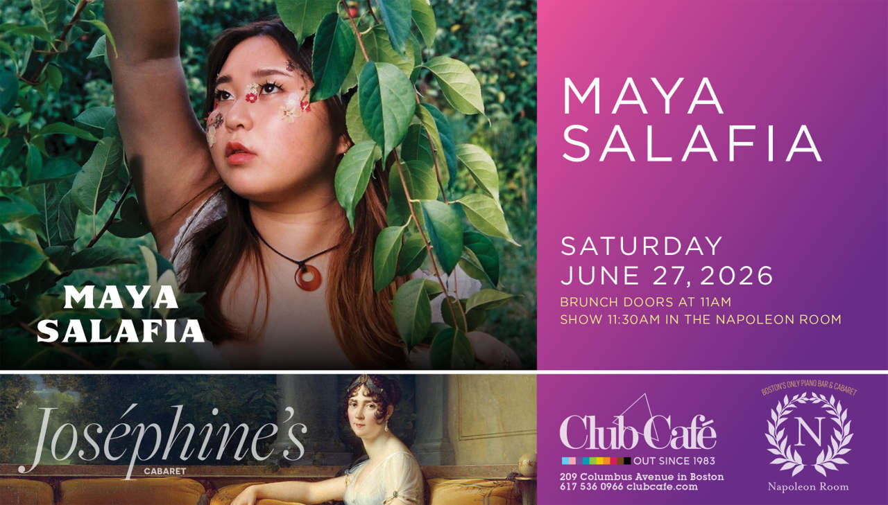 cabare piano bar brunch with Maya Salafia at Club Cafe Boston
