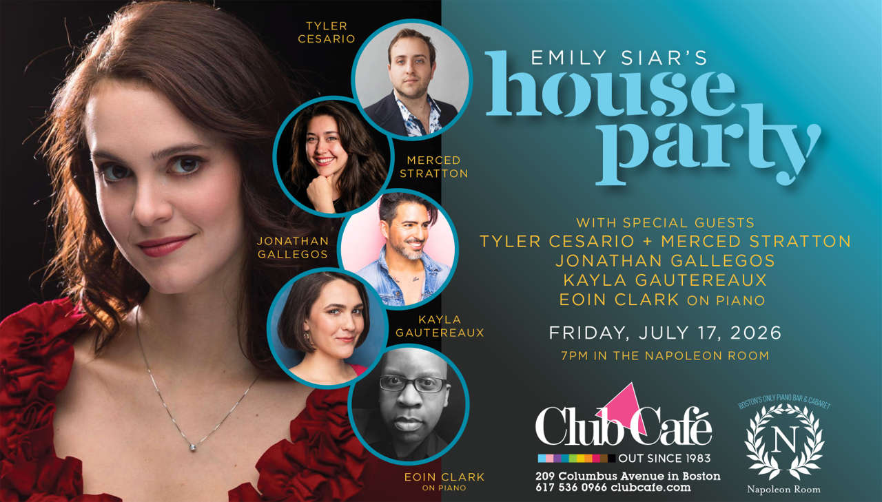 Club Cafe Boston Cabaret dinner show piano bar