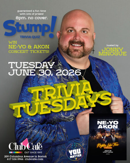 Trivia Tuesday at Club Cafe Boston win concert tickets