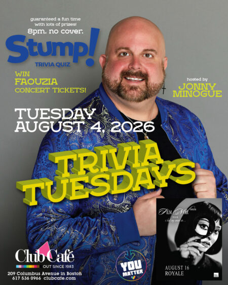Trivia Tuesday at Club Cafe Boston win concert tickets