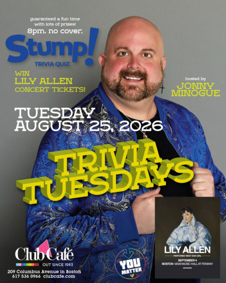 Trivia Tuesday at Club Cafe Boston win concert tickets