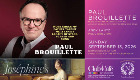 cabaret piano bar brunch with Paul Brouillette at Club Cafe Boston