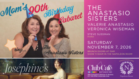 The Anastasio Sisters brunch cabaret at club cafe boston