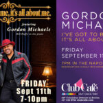 Best Cabaret Broadway piano bar supper club at club cafe Boston with Gordon Michaels
