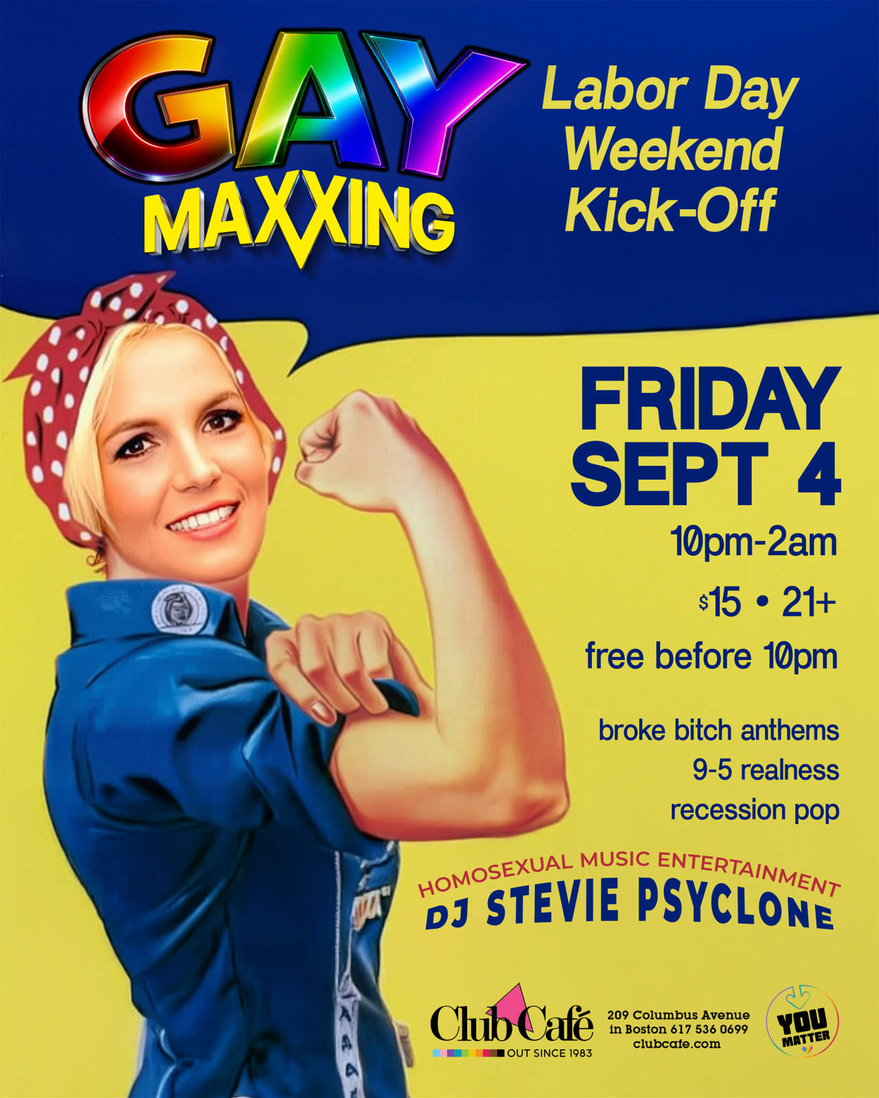 Club Café Fridays – GayMaxxing