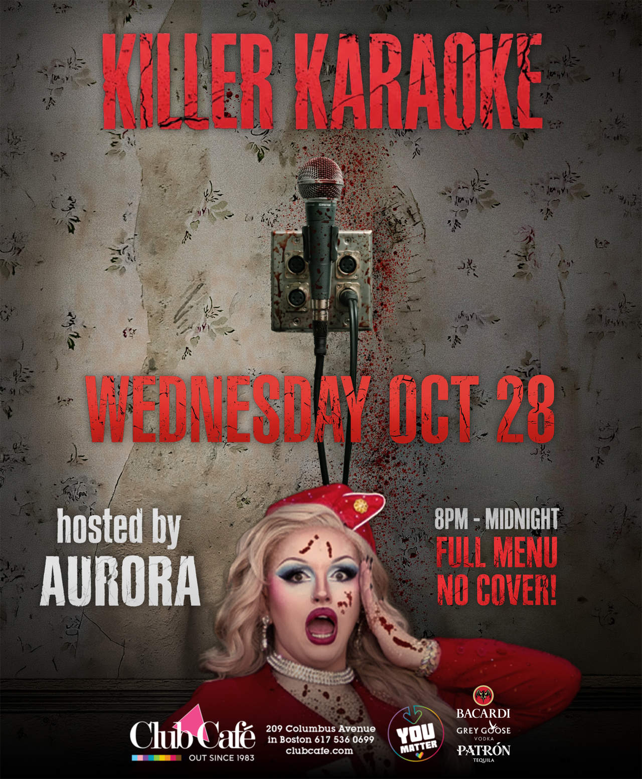 Killer Karaoke at Club Café Boston with AURORA10282026I