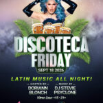 Discoteca Friday Dance party latin music at club cafe Boston