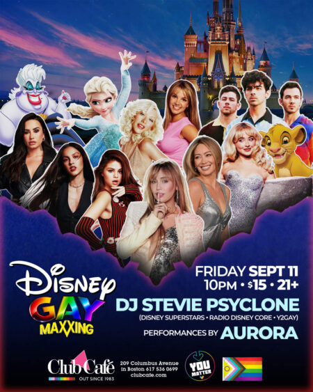 Fridays Dancing at Club Cafe Boston with DJ Stevie Psyclone