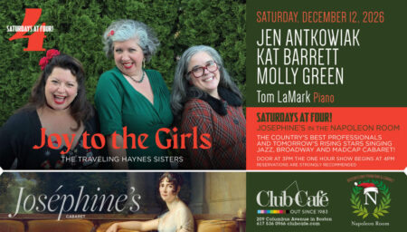 Joy to the Girls with the Traveling Haynes Sisters at Club Cafe Boston