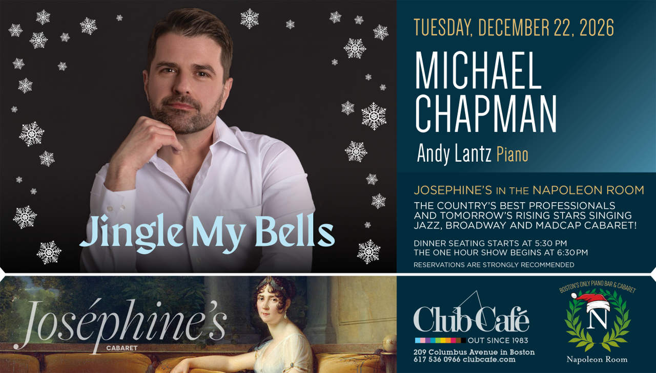 Join Michael Chapman for a festive evening of Christmas songs, holiday favorites, sparkling stories, big laughs, and just the right amount of naughty.
