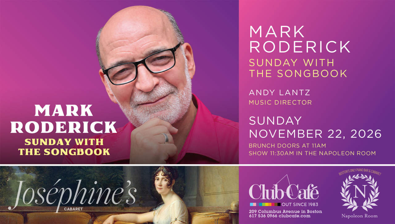 A delicious and fun event at the Napoleon room at Club Café. with Mark Roderick and Andy Lantz
