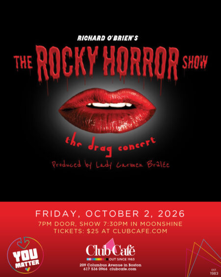 The Rocky Horror Show LIVE on stage, with some of Boston's most beloved drag artists! Including live singing and acting!