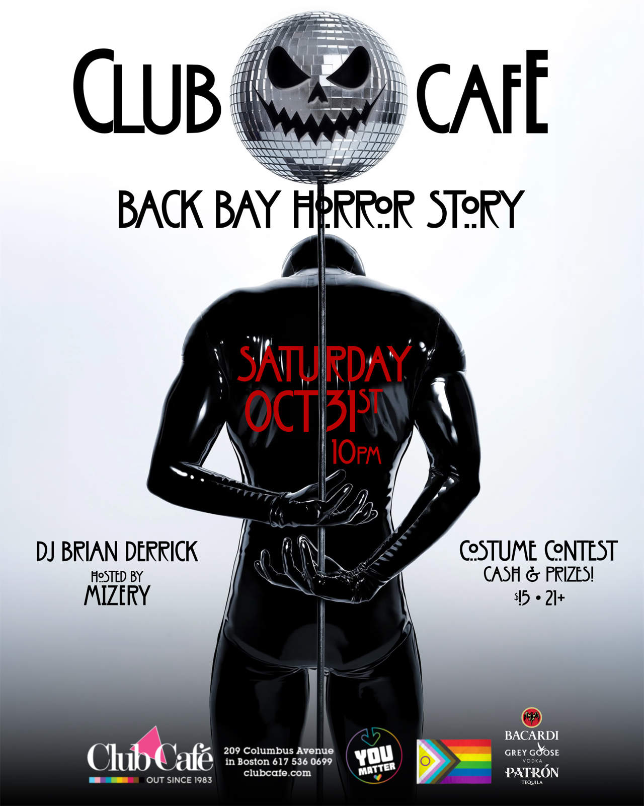 Club Café's Back Bay Horror Story with DJ Brian Derrick and Mizery