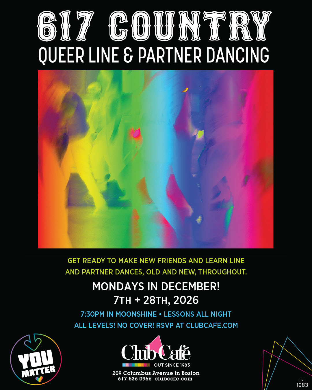 Learn Queer Line Dancing at Club Cafe Boston