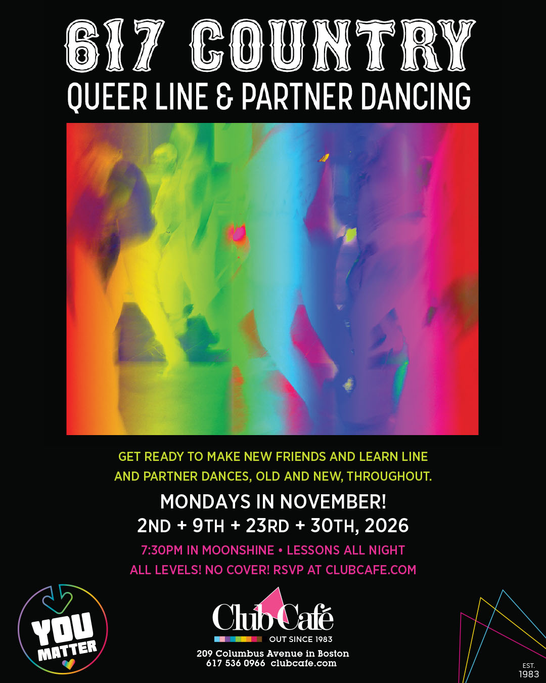 Learn Queer Line Dancing at Club Cafe Boston